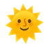 sun with face