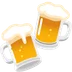clinking beer mugs