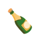 bottle with popping cork