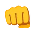 oncoming fist