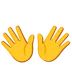 open hands