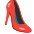 high-heeled shoe