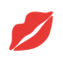 kiss mark