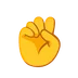 hand with fingers splayed