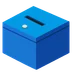 ballot box with ballot