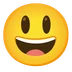 grinning face with big eyes