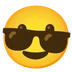 smiling face with sunglasses