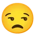 unamused face