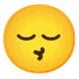 kissing face