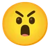 angry face