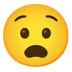 anguished face