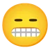 grimacing face