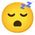 sleeping face