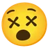 face with crossed-out eyes