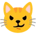 cat with wry smile