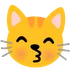 kissing cat