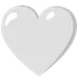 white heart