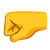 left-facing fist