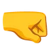 right-facing fist