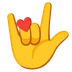 love-you gesture