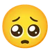 pleading face