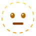dotted line face