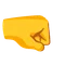 palm down hand