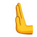 leftwards pushing hand
