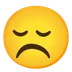 frowning face