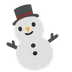 snowman without snow