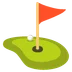 flag in hole