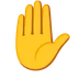raised hand