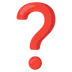 red question mark